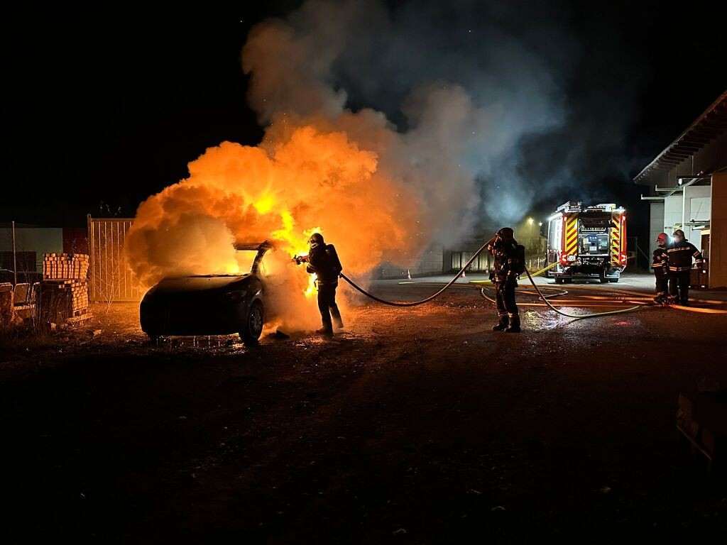 Zugsübungen „Fahrzeugbrand