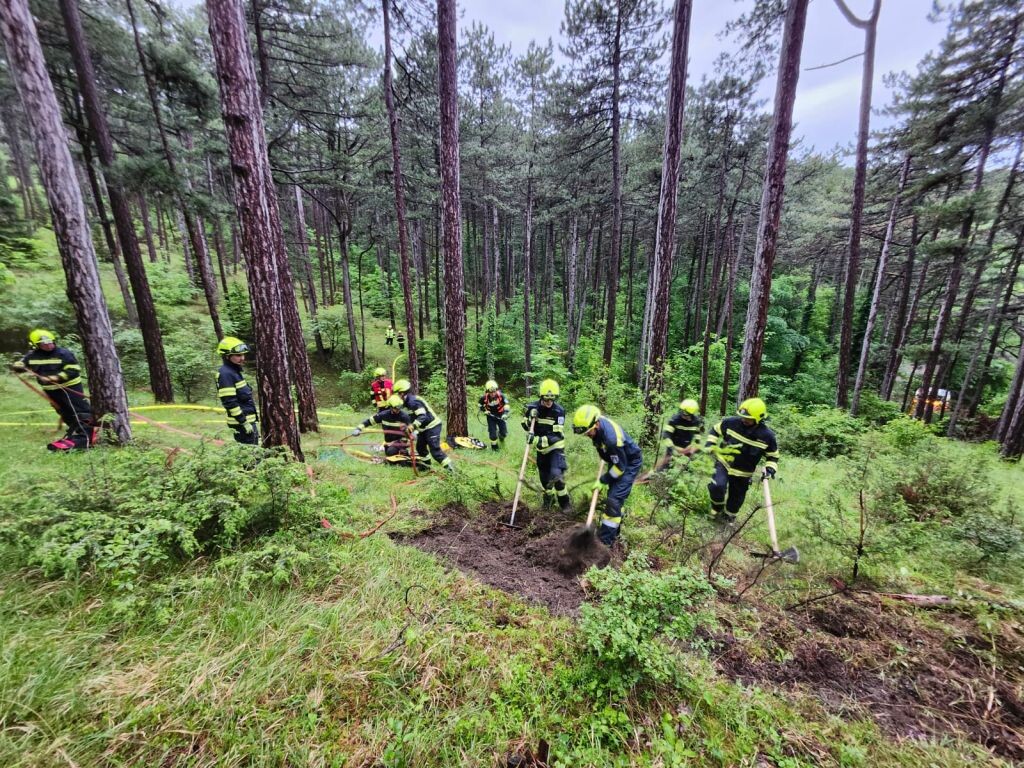 Zugsübung „Grundlagen Waldbrandbekämpfung“