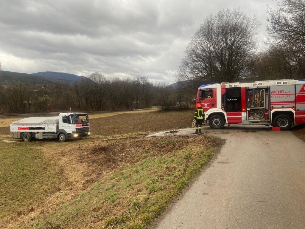 Lkw auf Um- und Abwegen